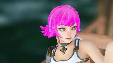 Busty Beatrix Gets Creamed in 'Mobile Legends' Gangbang