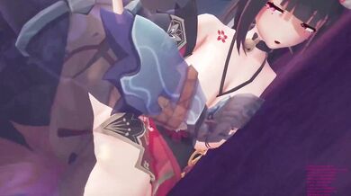 'The Mystical Garden's Temptress: A Hentai Journey'