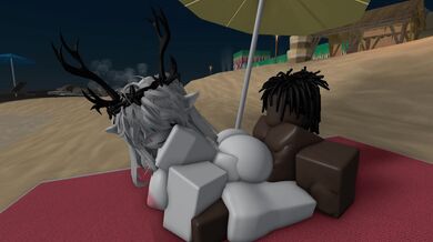 Antlered Bitch Gets Beach Fucking