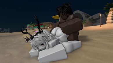 Antlered Bitch Gets Beach Fucking