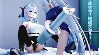 Doctor's Orgy with Futanari Patient: Humiliating Examination Sessions Pt. 1