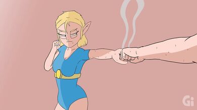 A Legend of the Spermy Breast: Peach's Battle Against Zelda's Milky Dungeon