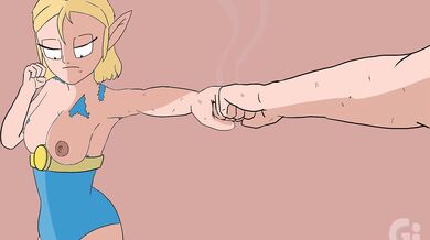 A Legend of the Spermy Breast: Peach's Battle Against Zelda's Milky Dungeon
