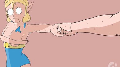 A Legend of the Spermy Breast: Peach's Battle Against Zelda's Milky Dungeon