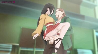 Konoha's Legendary Masterpiece: Hanabi and Choji's Erotic Adventure