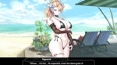 Sexual Assault on the Beach with Taimanin in Swimsuits! [Ragnarok H-scene 01]