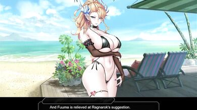 Sexual Assault on the Beach with Taimanin in Swimsuits! [Ragnarok H-scene 01]