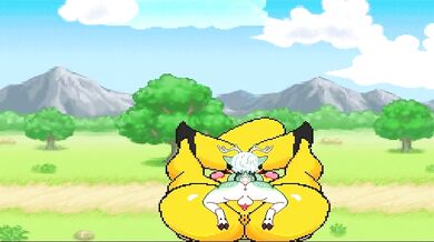 Cumming Inside Sugar's Wet Muffin - Pikachu x Cezary