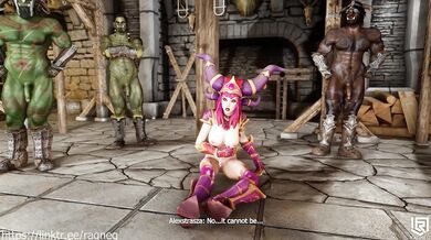 Dragonqueen's Reckoning: Alexstrasza Takes On The Dragonmaw Orc Horde In This Hentai Epic!