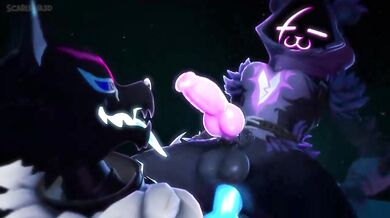 Femdom Futanari Squad Leader (Shemale-on-Shemale) Raven Rises