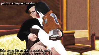 Mikasa Ackerman's Cuckolding - Attack on Titan Part 6: The Giantess Queen Rides Her Husband Hard