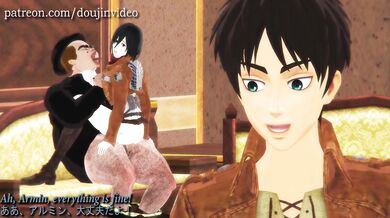 Mikasa Ackerman's Cuckolding - Attack on Titan Part 6: The Giantess Queen Rides Her Husband Hard