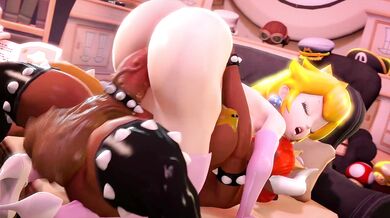 The Ultimate Fruit Orgy - Bowset Fucking Peach
