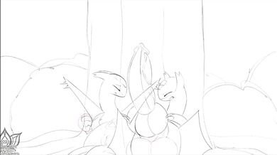 Latias and Latios: The Psychic Squeeze - Jaden Arts Hentai