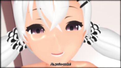 [Subtitled] Mesugaki Takes You from Behind (Anal-MMD)