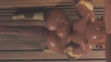 Dildo Fucks Loppuny's Hole