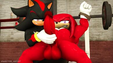 Shadow and Knuckles - A forbidden love story of a dark hedgehog and his best friend's brother, a hot red echidna with spikes.