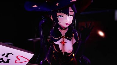 Huge-boobed Anime Bitch Gets Fucked Hard in Multiple Positions by a Stroking Tentacle Monster