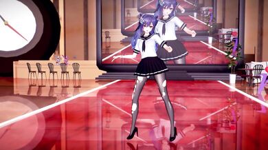 Keqing's Dance Training Exercises in Preparation for Her Upcoming Performance as an Idol