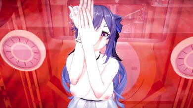 Keqing's Dance Training Exercises in Preparation for Her Upcoming Performance as an Idol