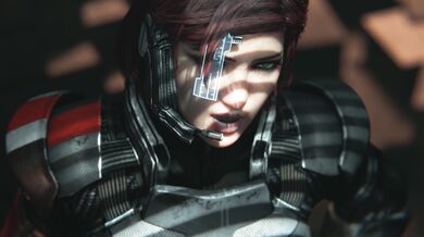 Galactic Space Mission: Shepard and His Robotic Partner Geth's Hot 4K Encounter with Zmsfm
