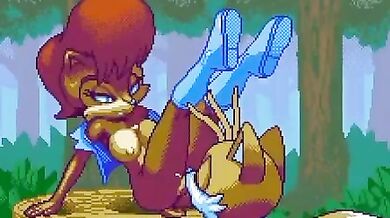 Aunt Sally's Tail-Licking Adventure with Bullniku