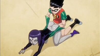 Tits and Ass of Raven from Teen Titans in a Hot and Steamy HMV