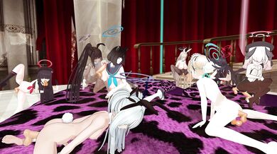 Unleashing the Beast: A 3D Model Test with a Blue Hottie