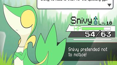 The Taming of the Snivy: A Squirt in the Mouth