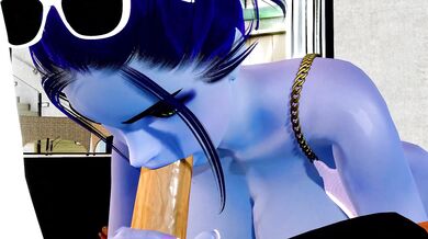 Widowmaker's Poolside Sexcapade