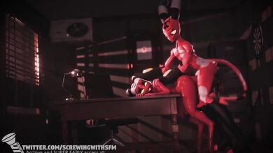 Blitz's Hard Rod Ripping Through Moxxie's Tight Cunt [ScrewingWithSFM]