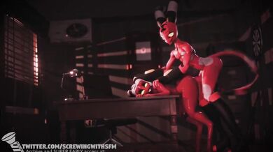 Blitz's Hard Rod Ripping Through Moxxie's Tight Cunt [ScrewingWithSFM]