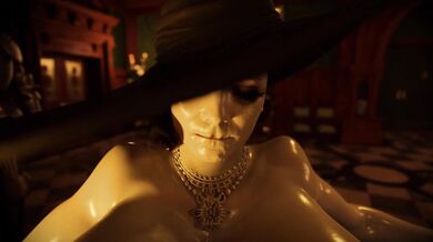 'Celeste Claire and Dimitrescu Boobjob in the bedroom. Amateur SFM.'