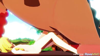 Lillie and Mudsdale's Wild Sex Romp [RaveMMD]