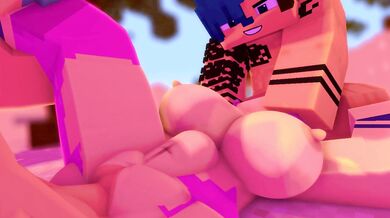 MoriRise, ChaosDiamond21, and KaneeFox Get Their Freak On in FuckCraft - Episode 2