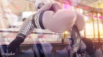 Cum-Addicted Whore Gets Nailed by Arckom's Raw Power in a PMV Blowjob Session