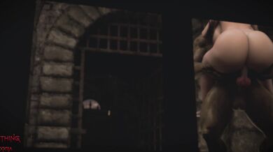 Gnoll Fucker Forces Prison Bitch to Suck His Cock in the Dungeon [PrisonerVsGnoll2]