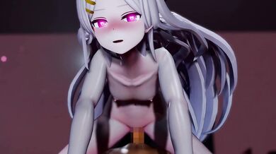 Hentai MILF Hina (nude) in a double penetration scene!