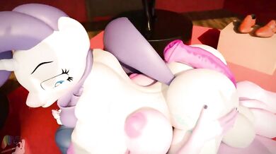 Twilight and Rarity's Exhibitionism Adventure