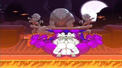 Jaya's Pussy Slammed by Big Bad Daddy Cat in MUGEN
