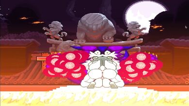 Jaya's Pussy Slammed by Big Bad Daddy Cat in MUGEN