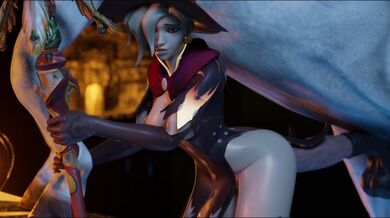 Unholy Union: Witch Mercy's Forbidden Love with a Beastly Stallion