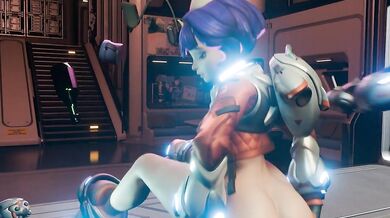 Jiggle Juno's Zero-G Boobs with Perky Pleasure!
