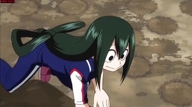 Tsuyu Asui Gets Horny in the Shower and Fucks Her Brains Out