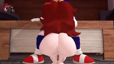 His Girlfriend's Sonic Adventure in a World of Hentai.