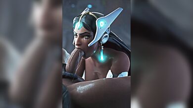 Symmetra vs Illari in a Hot Masturbation Video with Lots of Squirting Action!