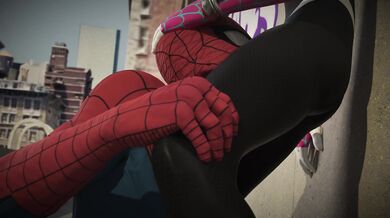 The Amazing Spider-Gwen and Her Hentai Adventure with Peter