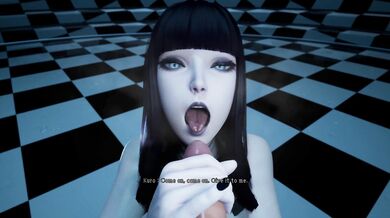 Blowjob with Orgasm Control in Kuro's Gothic Room