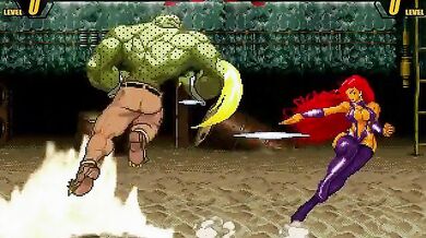 Sexy Superheroes Battle in Lustful Action