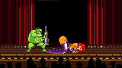 Sexy Superheroes Battle in Lustful Action